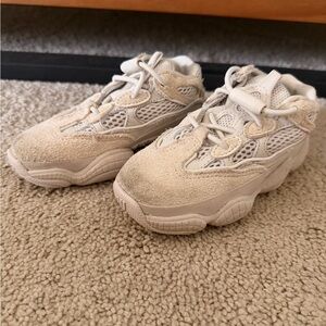 adidas Yeezys 500 Kids Blush Chunky Lace-Up Sneakers